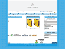 Tablet Screenshot of mectron.ind.br