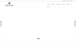 Desktop Screenshot of mectron.at