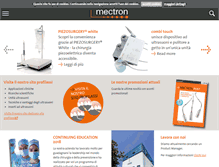 Tablet Screenshot of mectron.it