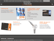 Tablet Screenshot of mectron.de